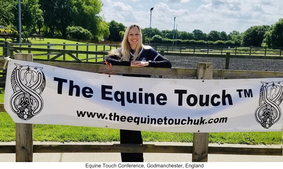 Densie  at Equine Touch Conference